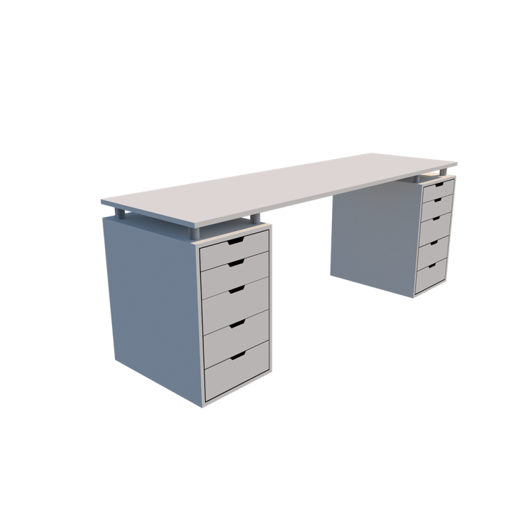 Escritorio MG Classic Titan Lift G2 | Hogar | Oficina | 2 Gaveteros