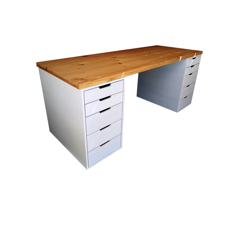 Escritorio Premium MG Hangar G2 | Hogar | Oficina | 2 Gaveteros