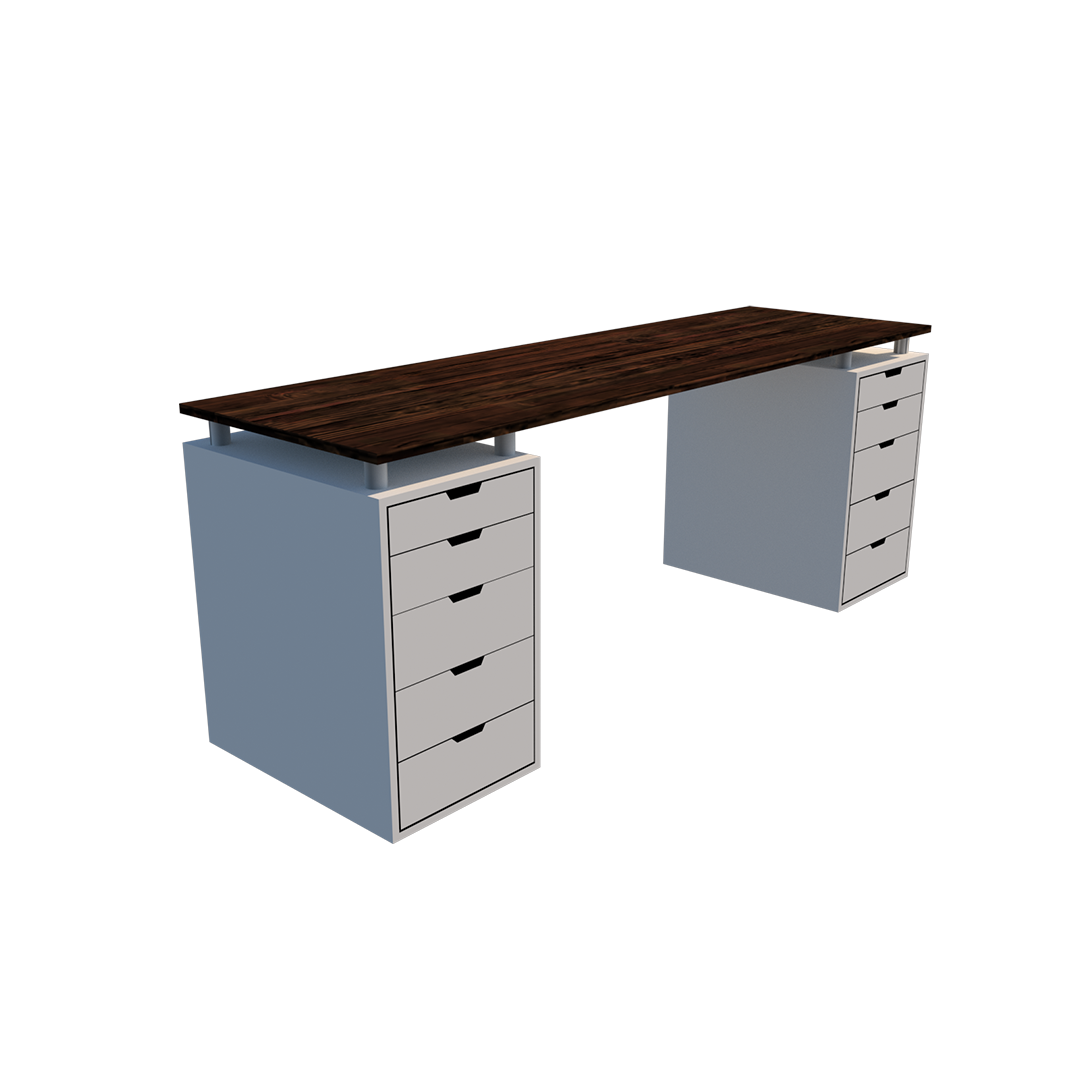 Escritorio Premium MG Hangar Titan Lift G2 | Hogar | Oficina | 2 Gaveteros