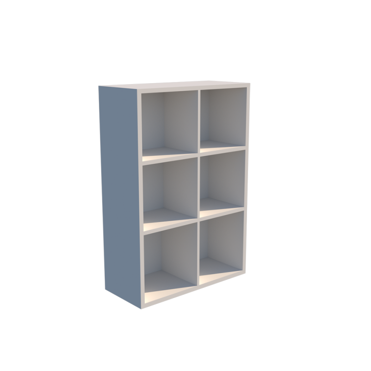 Estante MG Classic Cube | 3 Niveles | 120 x 80 x 35 cm | Hogar y Oficina | Compacto y Moderno