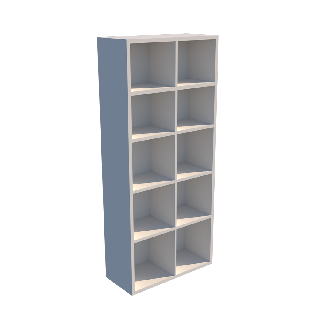 Estante MG Classic Tower | 5 Niveles | 175x80x35 cm | Estante Vertical para Hogar y Oficina