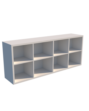 Estante MG Classic Wide | 2 Niveles | 60x160x35 cm | Estante Horizontal para Hogar y Oficina